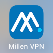 MillenVPNの使い方　MillenVPNアプリを起動